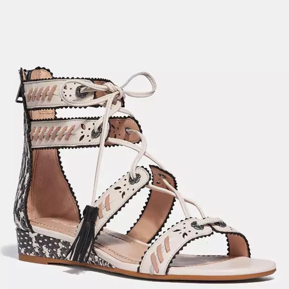 Brand new Coach Via Demi Wedge Sandal